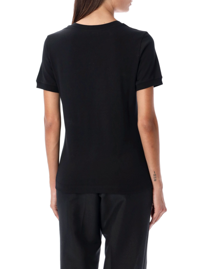 Shop Dolce & Gabbana Strass Logo T-shirt In Black