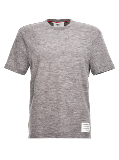 Shop Thom Browne T-shirt 4 Bar In Gray
