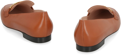 Bally 20mm Obrien Brushed Leather Loafers In Brown