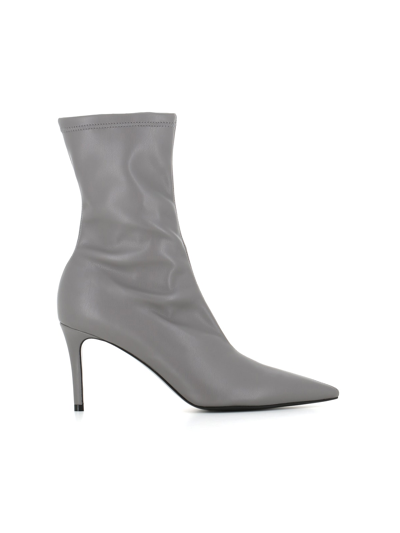 Shop Stella Mccartney Ankle-boot Stella Iconic In Grey