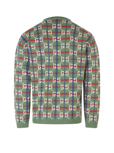 Shop Gucci Sweater In Green