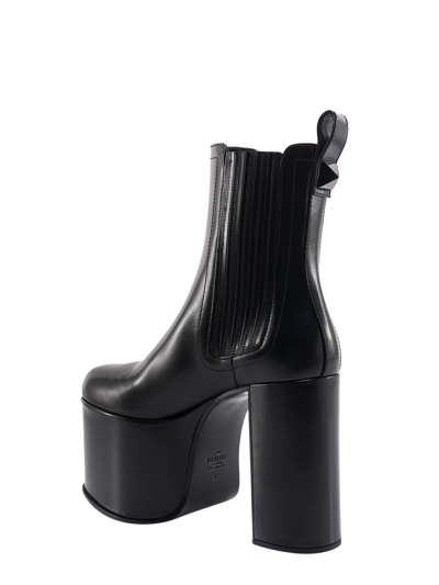 Shop Valentino Club Ankle Boots In Black