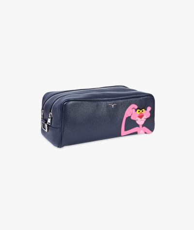 Shop Larusmiani Nécessaire Pink Panther Luggage In Navy