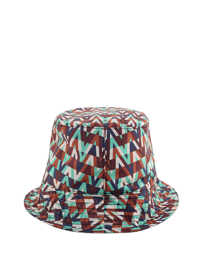 Shop Valentino Hat In Multicolor