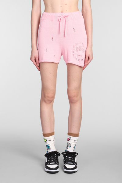 Shop Barrow Shorts In Rose-pink Viscose