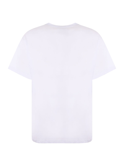 Shop Versace Jeans Couture T-shirt In Bianco