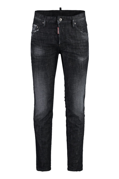 Shop Dsquared2 Skater 5-pocket Jeans In Black