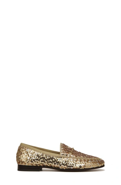 Shop Sam Edelman Loraine Loafer In Gold Multi