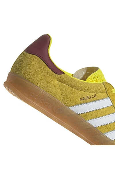Shop Adidas Originals Gazelle Sneaker In Yellow/ White/ Collegiate
