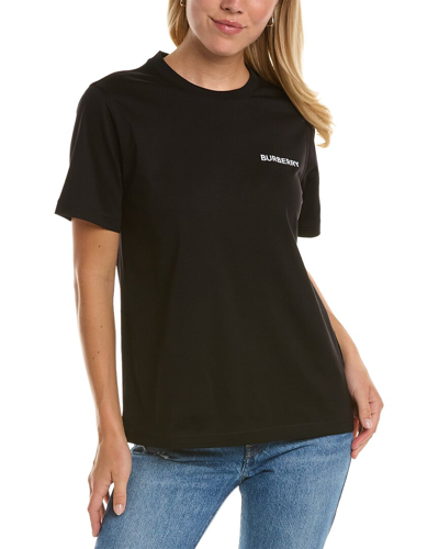 Shop Burberry Tb Monogram T-shirt In Black