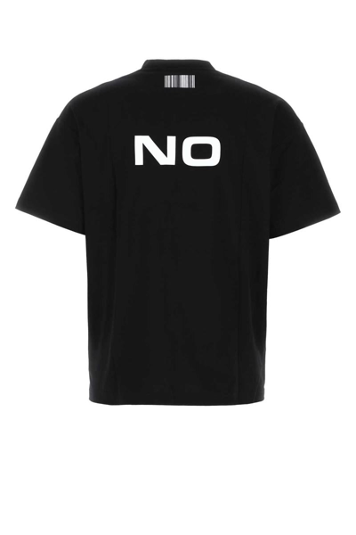 Shop Vtmnts T-shirt In Black