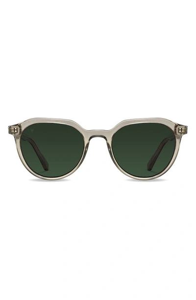 Shop Vincero Aiden 50mm Polarized Square Sunglasses In Champagne