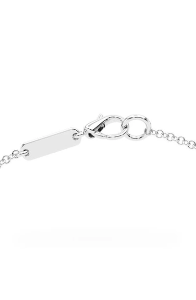 Hautecarat Baguette & Round Lab Created Diamond Pendant Necklace In 18k White Gold