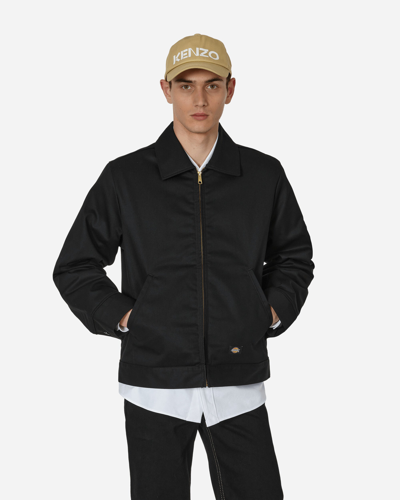 Shop Dickies Lined Eisenhower Jacket In Black