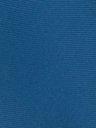 Kiton Woven Silk Tie In Blue