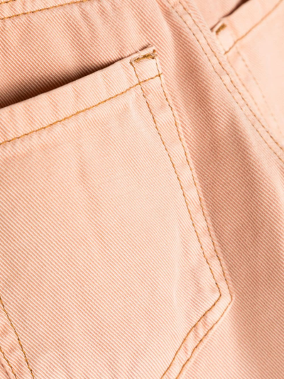 Shop Molo Button-up Straight-leg Jeans In Orange