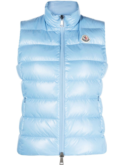 Moncler discount blue gilet