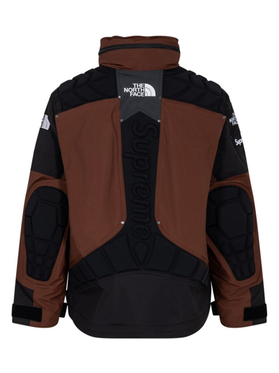Shop Supreme X The North Face Steep Tech Apogee "brown" Jacket In Black