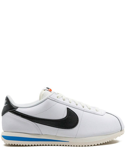 Shop Nike Cortez Low-top Sneakers In White