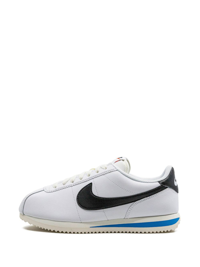 Shop Nike Cortez Low-top Sneakers In White