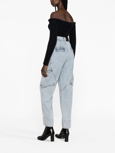 Shop The Mannei Plana Tapered-leg Jeans In Blue