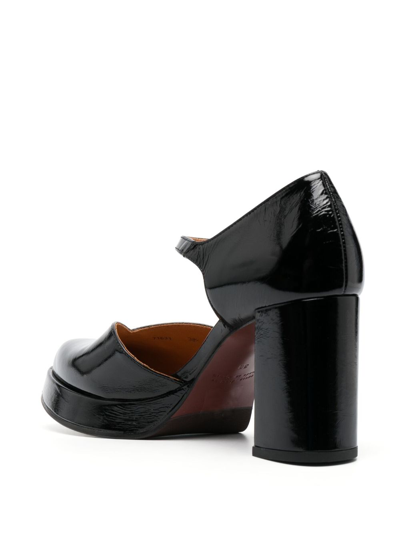 Shop Chie Mihara 90mm Patent Leather Pumps In Black