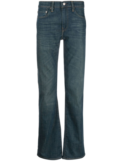 Shop Levi's Low-rise Bootcut Jeans In Blue