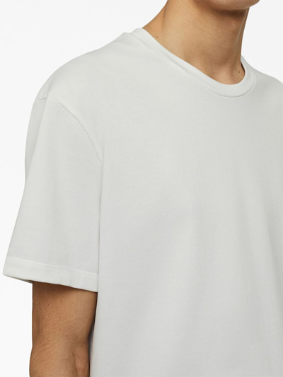 Jil Sander Logo-plaque Cotton T-shirt In White