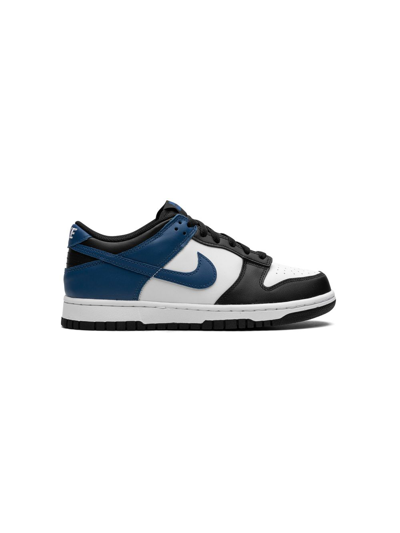 Shop Nike Dunk Low Gs "industrial Blue" Sneakers In Black