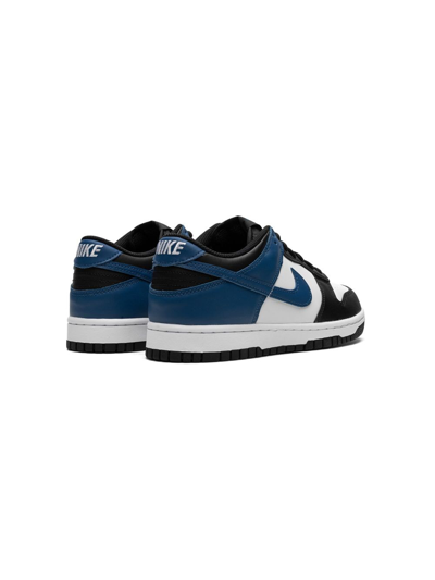 Shop Nike Dunk Low Gs "industrial Blue" Sneakers In Black