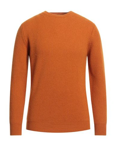 Shop Filippo De Laurentiis Man Sweater Orange Size 40 Cashmere