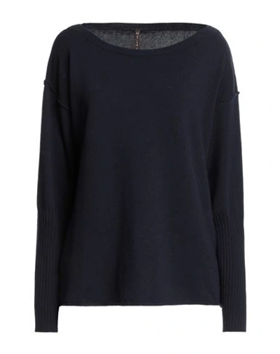 Shop Manila Grace Woman Sweater Midnight Blue Size Xs Wool, Cashmere