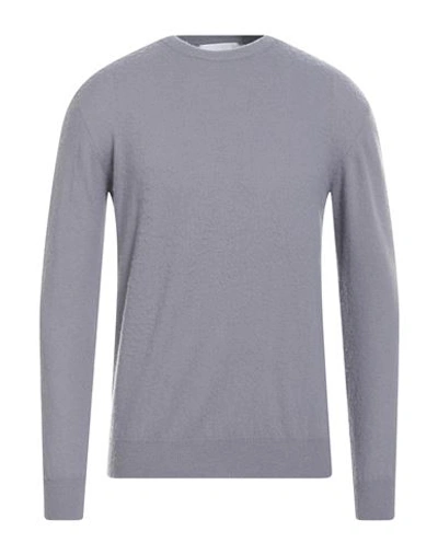 Shop Mauro Grifoni Grifoni Man Sweater Grey Size 40 Wool, Polyamide, Cashmere