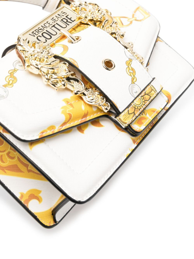 Versace Jeans Couture Chain Couture Handbag In Weiss