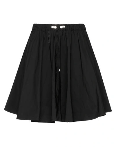 Shop Moncler Woman Mini Skirt Black Size 4 Polyester