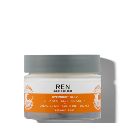 Shop Ren Clean Skincare Overnight Glow Dark Spot Sleeping Cream (1.7 Fl. Oz.)