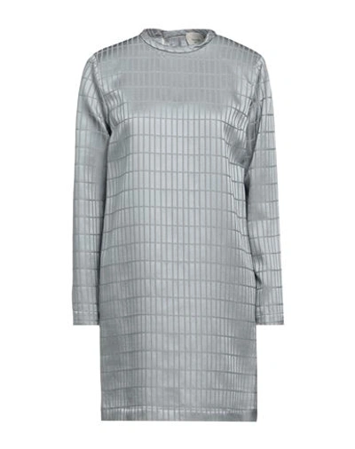 Alysi Woman Mini Dress Pastel Blue Size 8 Virgin Wool, Acetate, Viscose In Blue