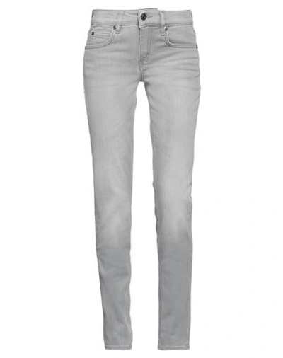 Shop Drykorn Woman Jeans Light Grey Size 26w-34l Cotton, Polyester, Elastane