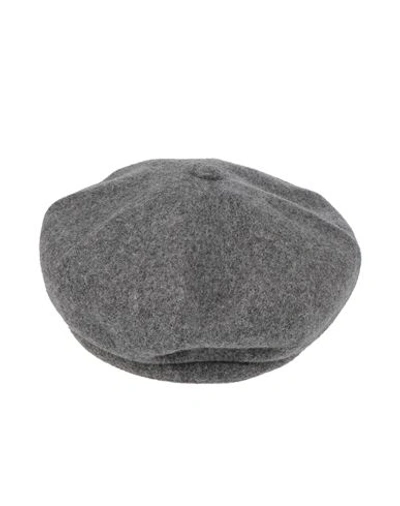 Shop Kangol Woman Hat Grey Size L Wool, Modacrylic