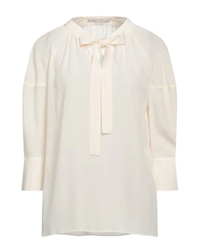 Shop Stella Mccartney Woman Top Ivory Size 2-4 Silk In White