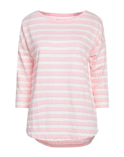 Shop Majestic Filatures Woman Sweater Pink Size 3 Linen, Elastane, Cotton