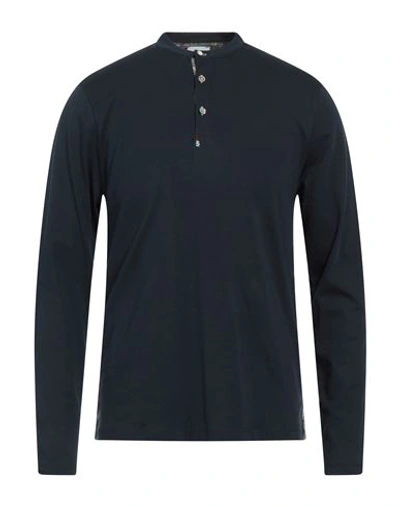 Shop Sseinse Man T-shirt Navy Blue Size S Cotton