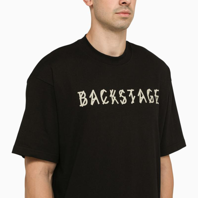 Shop 44 Label Group Regular Backstage T-shirt In Black