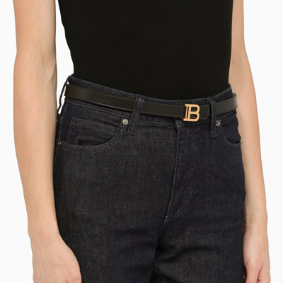 Shop Balmain Belt In Black
