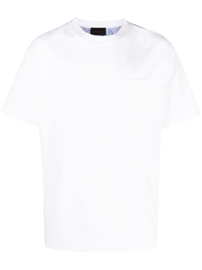 Shop Simone Rocha Patch Pocket Cotton T-shirt - Men's - Cotton In White