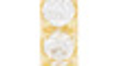 Shop Adornia White Rhodium Plated Cz 9.25mm Huggie Hoop Earrings In Yellow