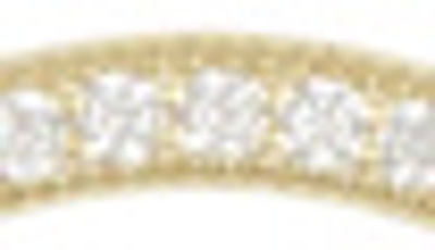 Shop Adornia Swarovski Crystal Circle Pendant Necklace In Yellow