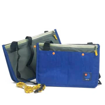 Shop Japfac • Shoulder Bag Candy 2 Blue And Green