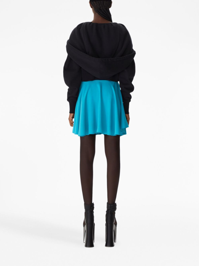 Nina Ricci Embroidery Logo Hooded Hooded Hoodie In Black