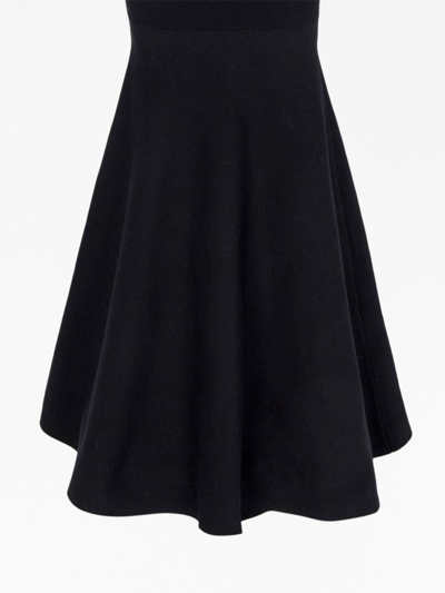 Shop Nina Ricci Halterneck Sleeveless Maxi Dress In Black